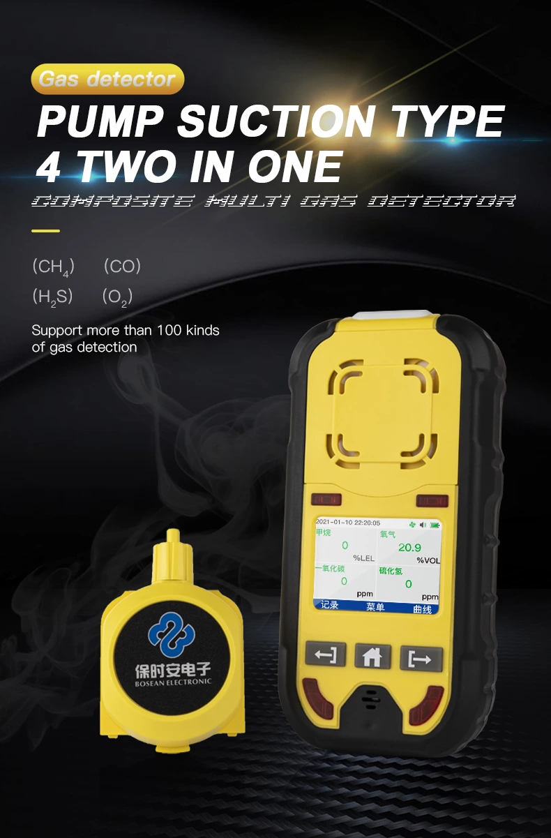 BH-4M Portable Multi-gas Detector