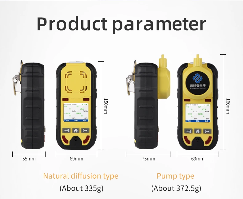 BH-4M Portable Multi-gas Detector
