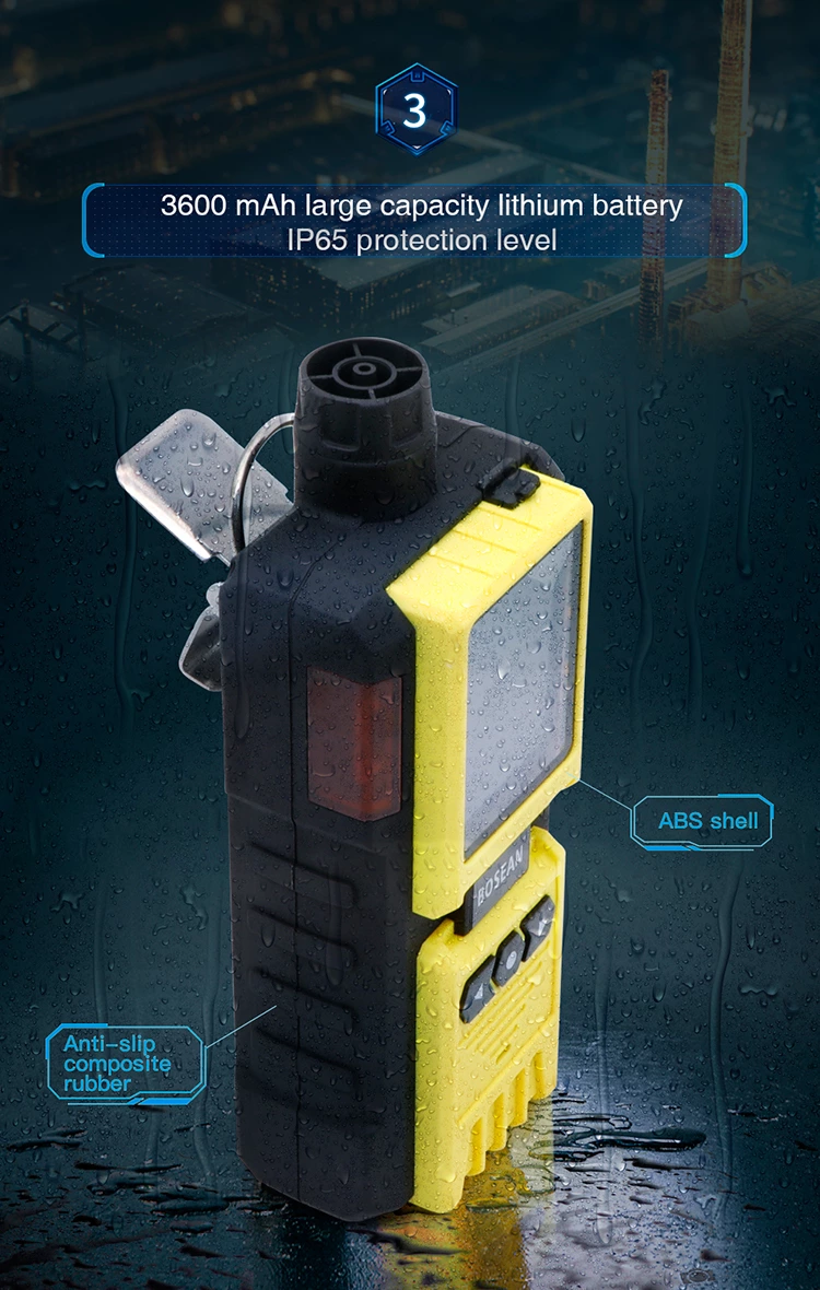 K-600 Multi-gas Detector with pump for CO, H2S, O2 and LEL