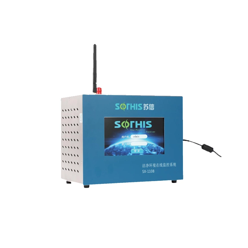 SX-1108 Introduction to 0.1μm online dust particle counter