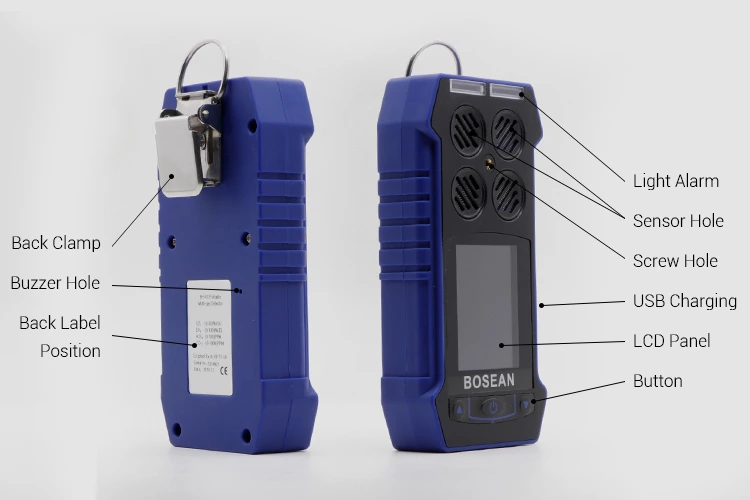 BH-4S Portable Multi-gas Detector