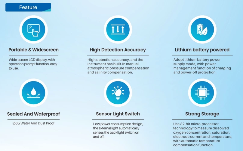 LH-D701 Portable Water Quality Dissolved Oxygen Test Analyzer