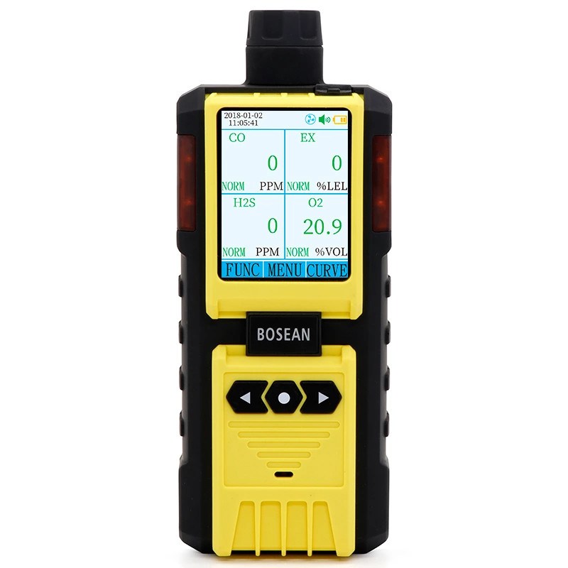 K-600 Multi-gas Detector with pump for CO, H2S, O2 and LEL